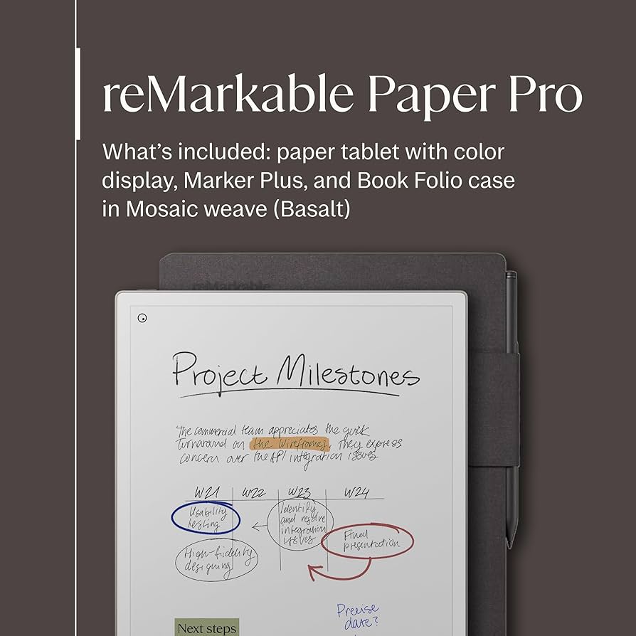 reMarkable Paper Pro Move MarkerPlusケース付 Amazon.com : reMarkable Paper Pro Bundle – Mosaic Weave | Includes